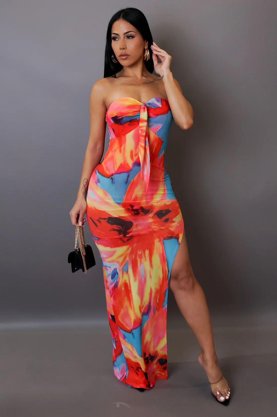 MULTI MAXI DRESS