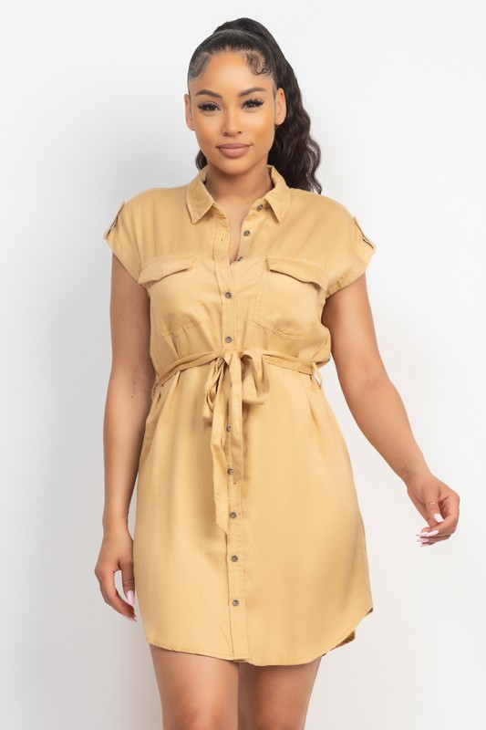 MINI SHIRT DRESS