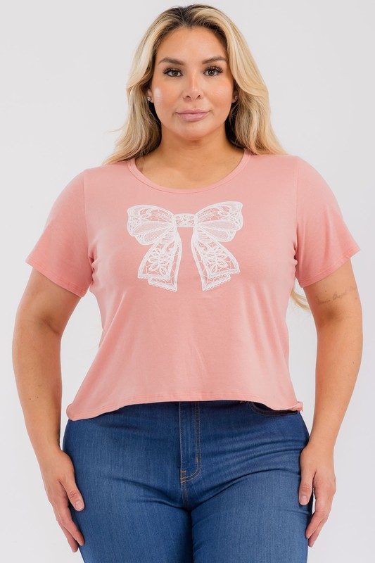 PLUS GRAPHICBOW TOPS