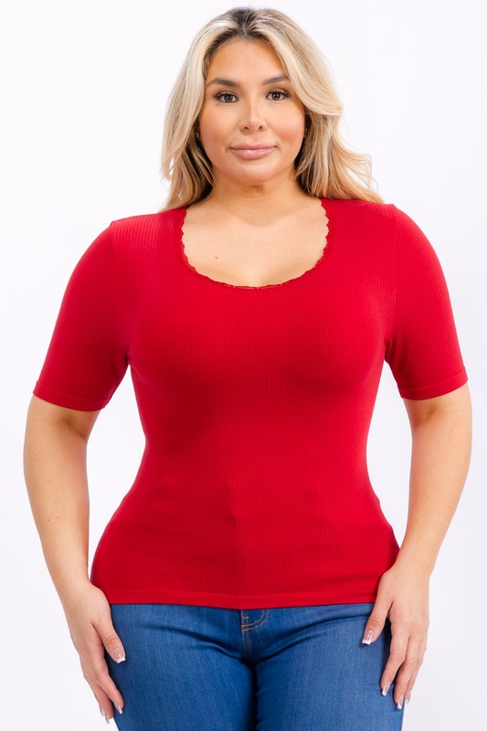 PLUS SS SEAMLESS TOPS