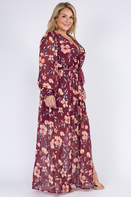 PLUS SIZE MAXI DRESS