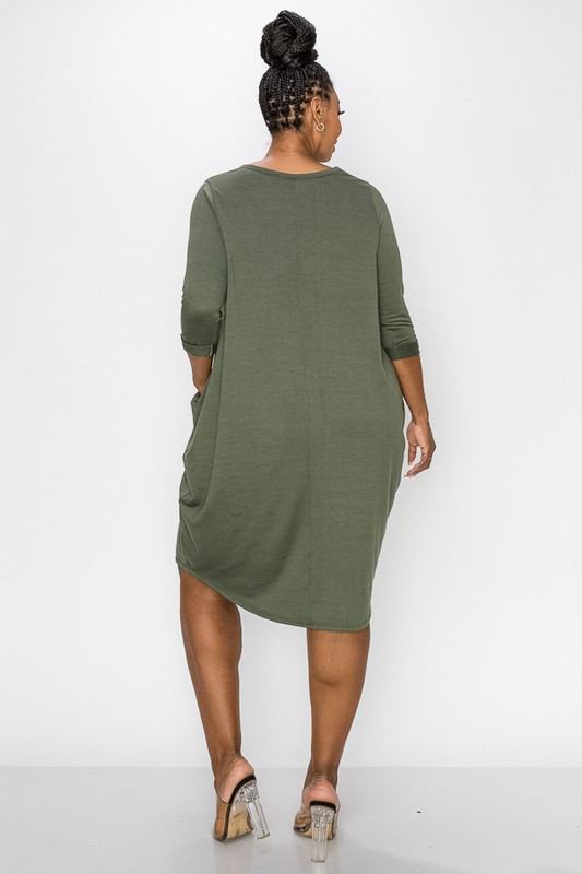 PLUS RELAXED DRESS