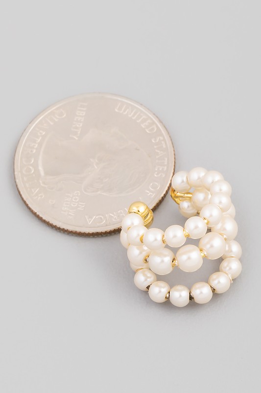 PEARL CLIP EAR JEWELRY