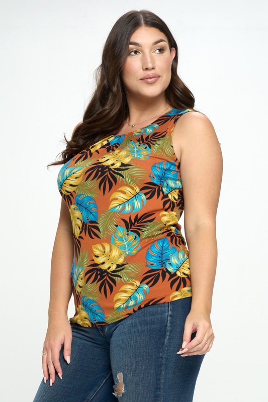 PLUS TANK BLOUSE