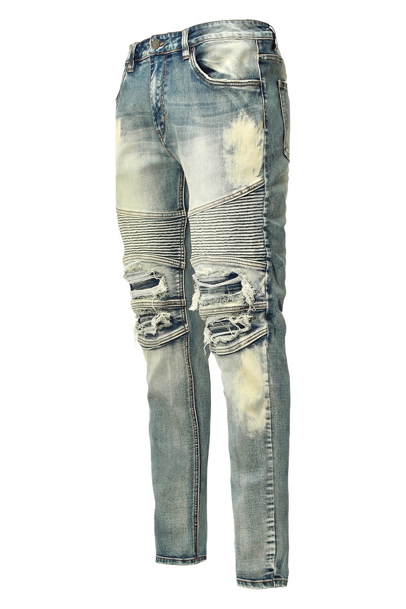 MENS BIKER DENIM