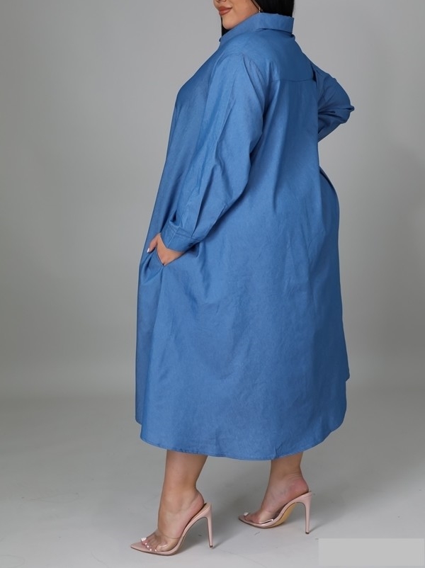 PLUS SHIRT DRESS