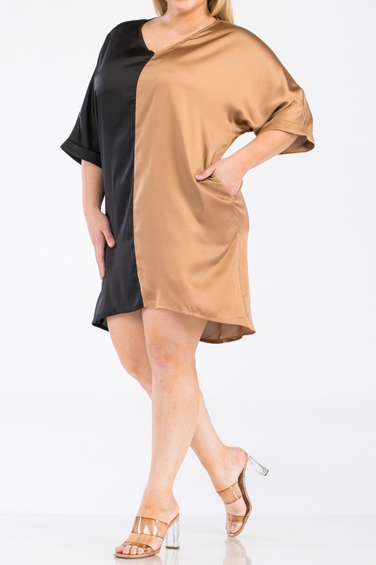 PLUS STIN MINI DRESS