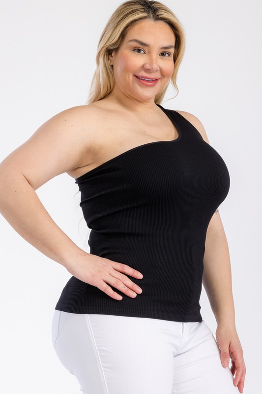 PLUS 1 SHLDR SEAMLESS TOPS