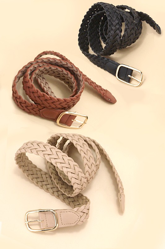 BRAIDED WOVEN BELTS
