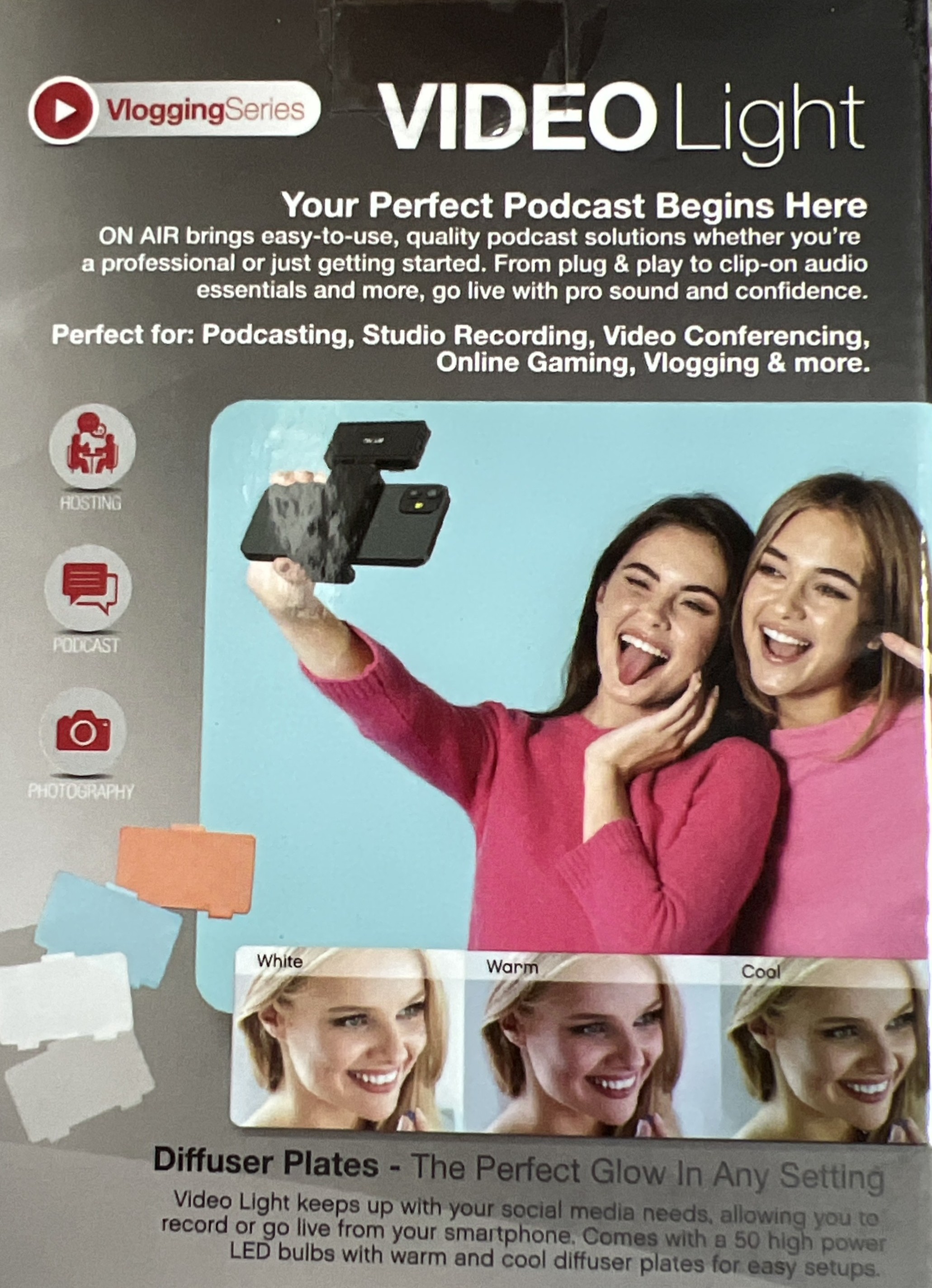 VIDEO LIGHT FOR PHONES