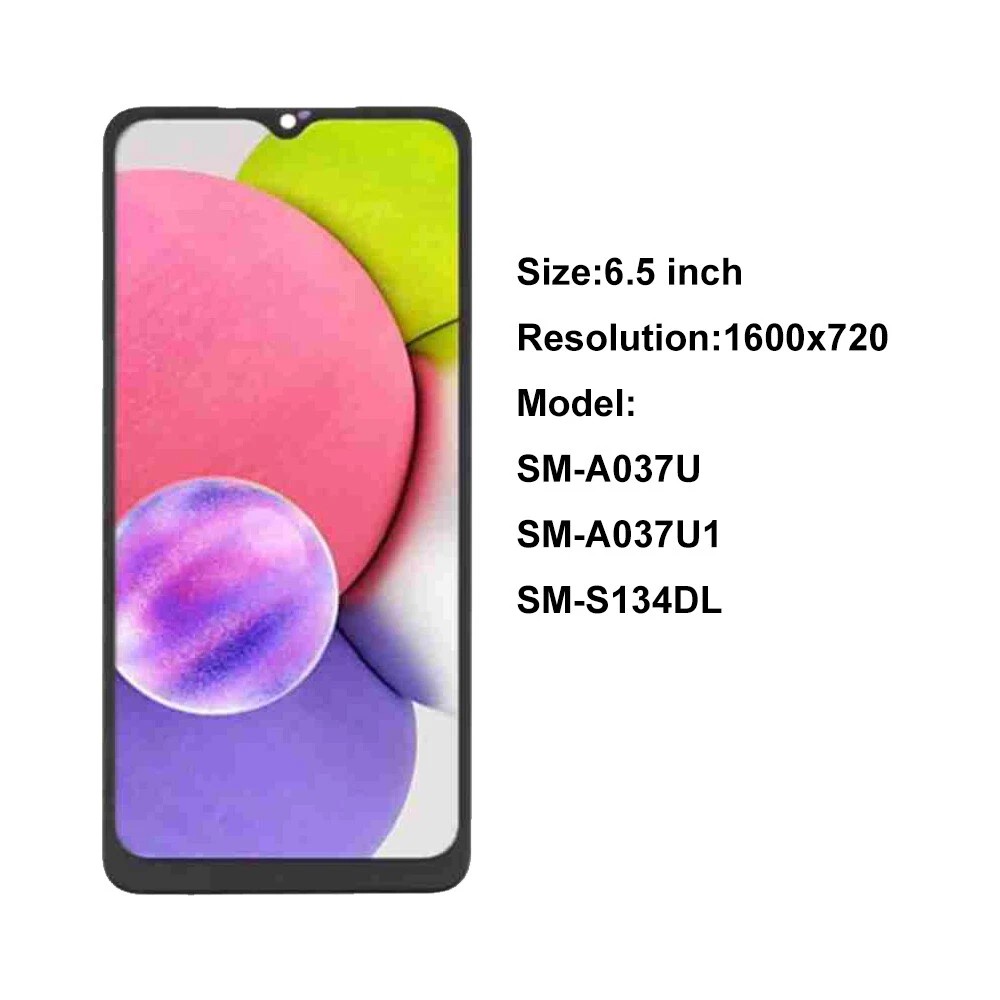 A03S LCD MODEL A037U IN FRAME