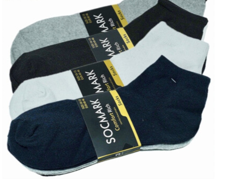 SHI 3PAIRS ANKLE SOCKS