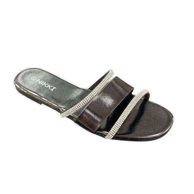 BLING SLIP ON SANDALS