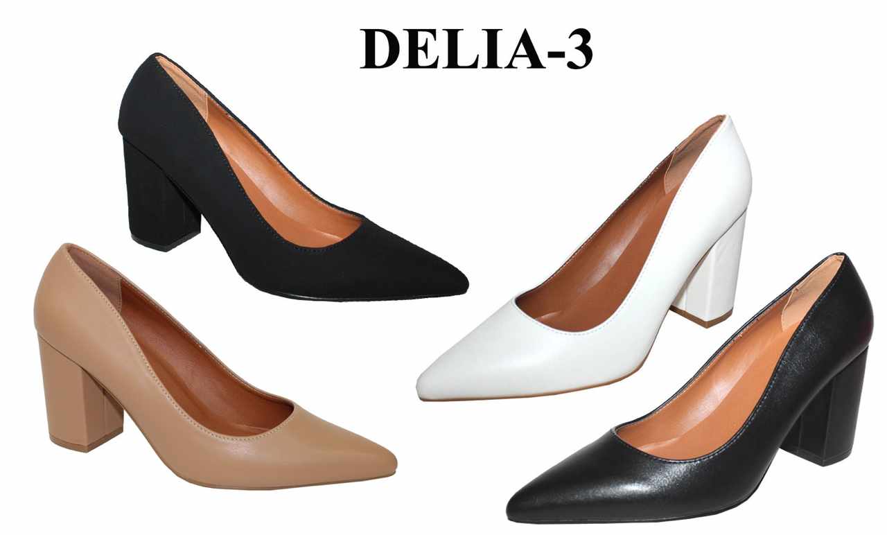 POINTY BOX HEEL SHOES