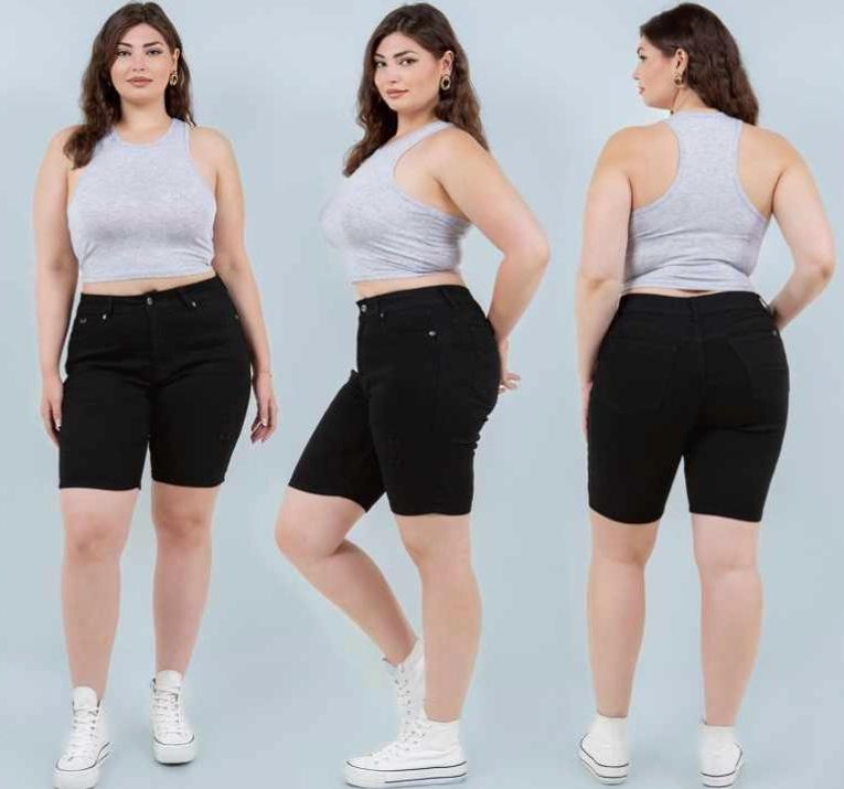 PLUS SIZE BERMUDA SHORTS