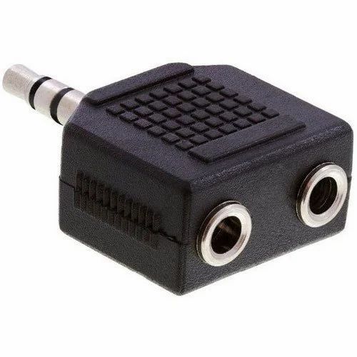 AUDIO Y SPLITTER 3.5MM M TO 3.5MM F
