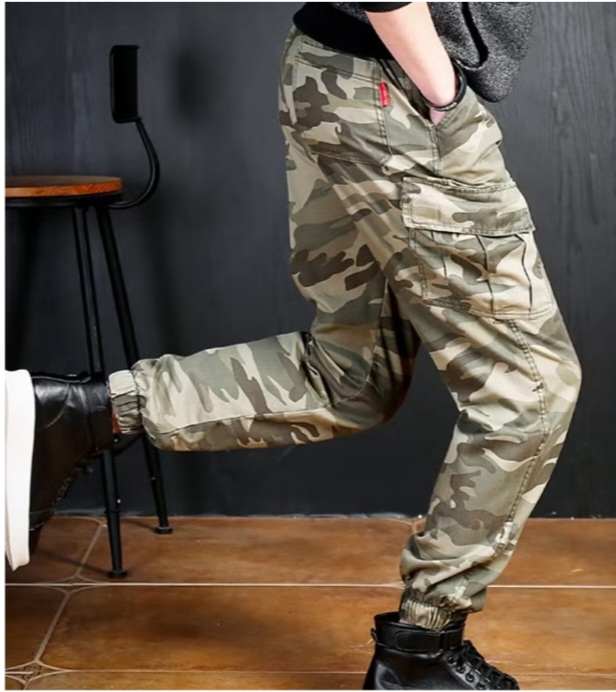 MEN CARGO CAMO JOGGERS