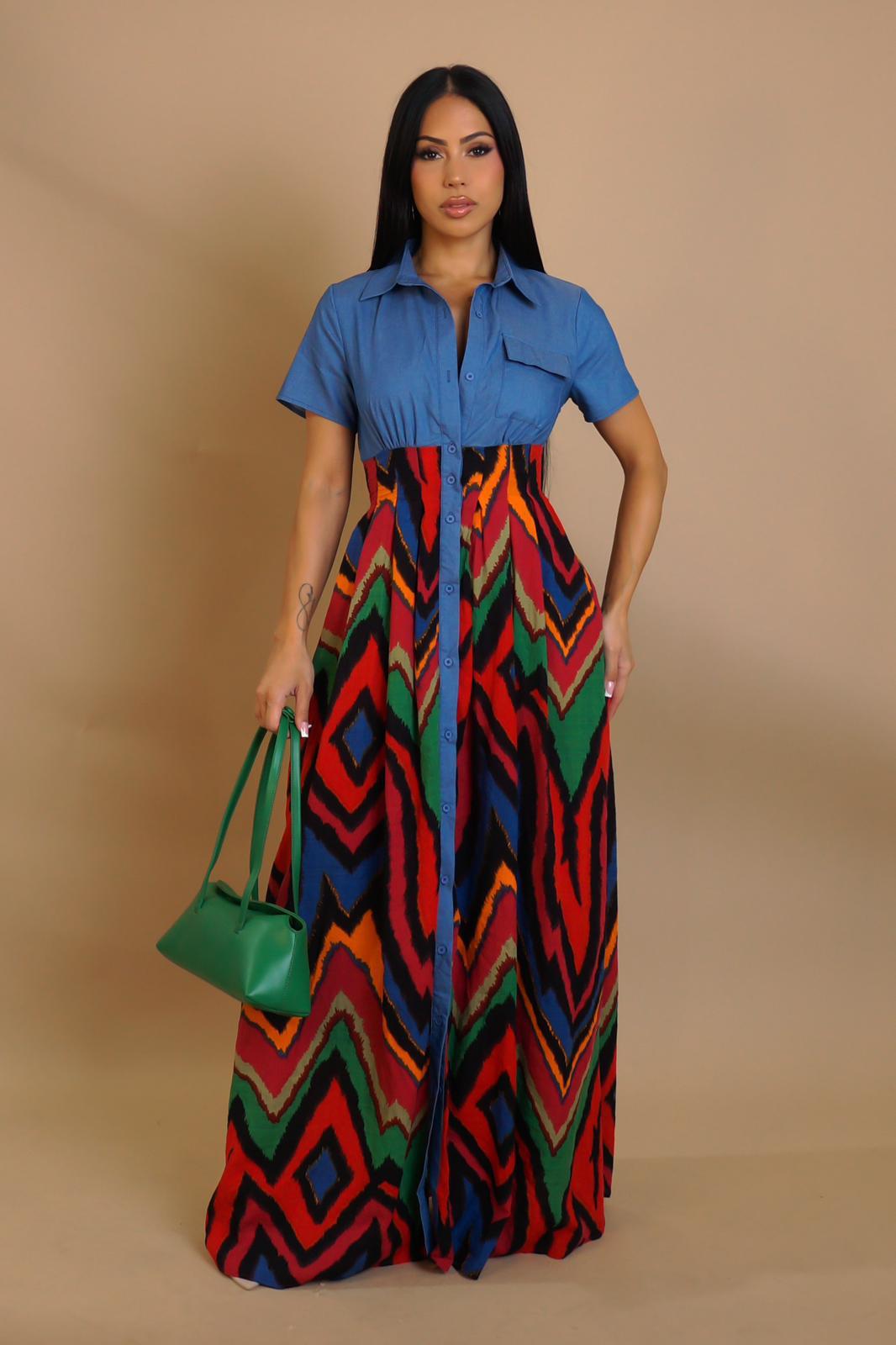 SS MULTI MAXI DRESS