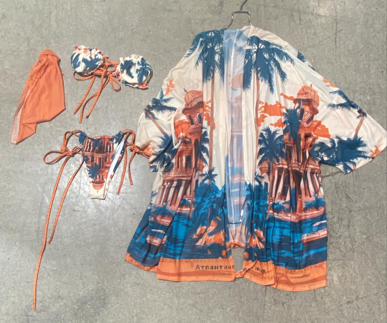 LADIES 4PC BIKINI SET