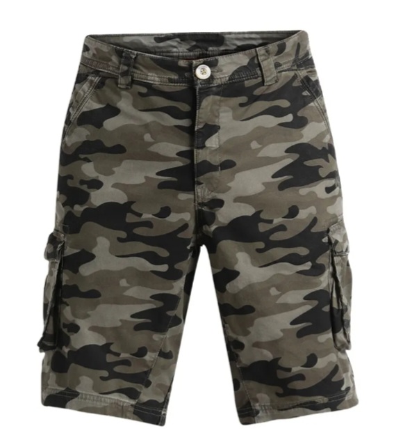 MEN CAMO CARGO SHORTS