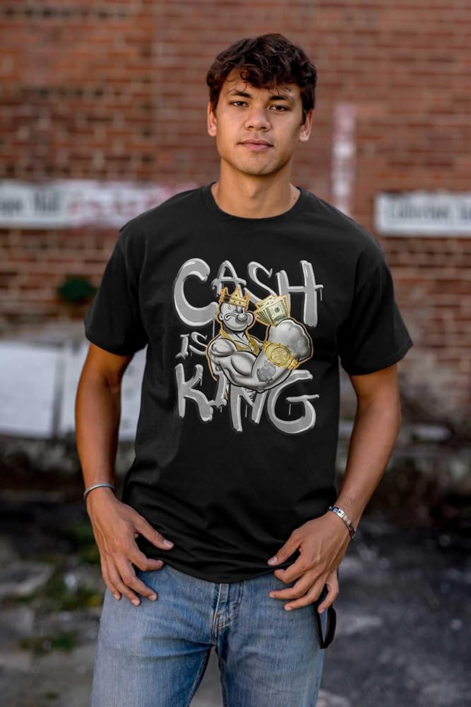 MEN GRAPHIC CASH KING TS