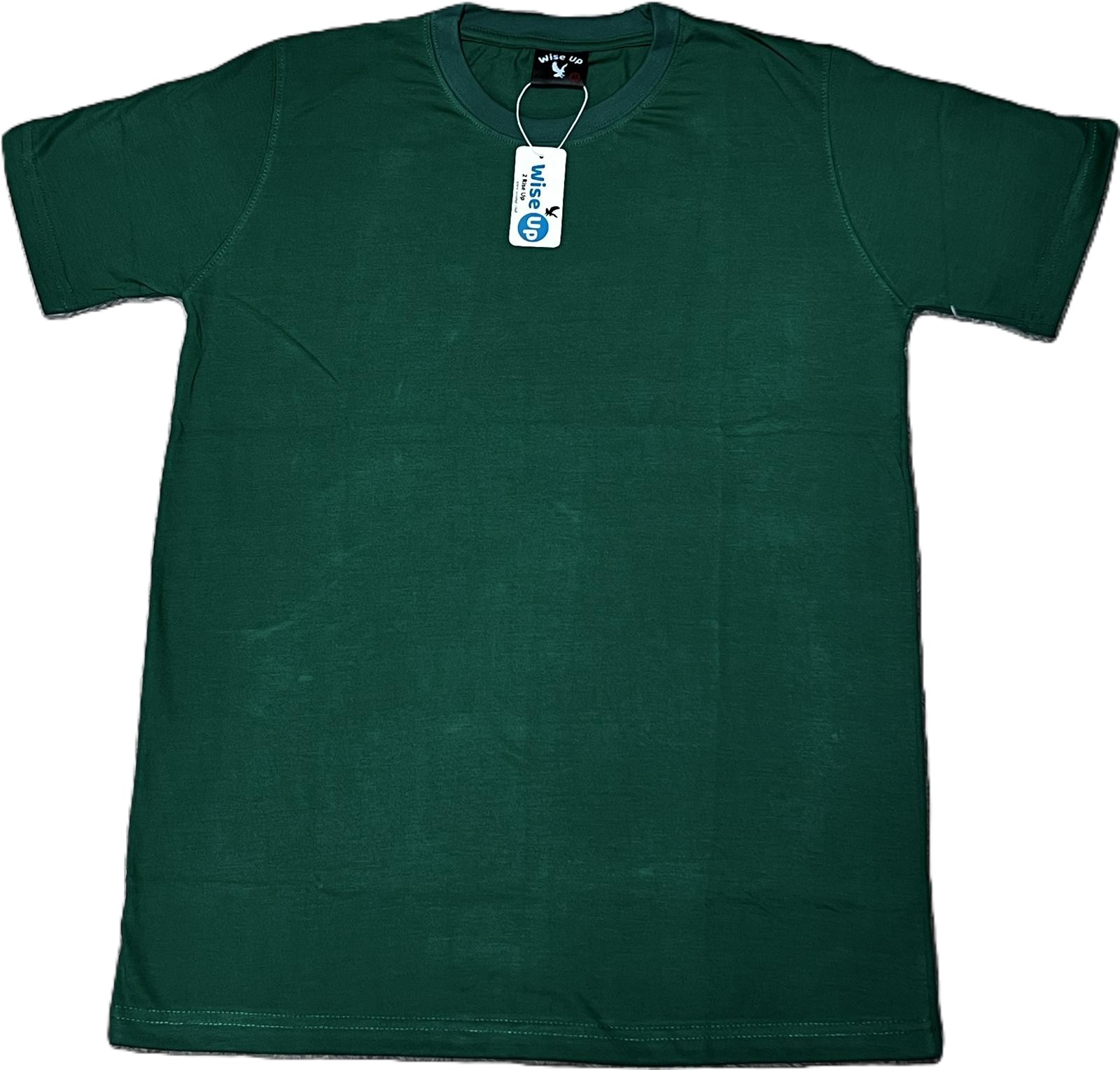 UNISEX SOLID CREW NECK TSHIRTS