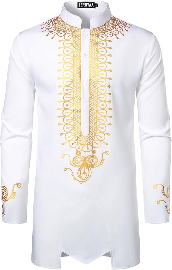 LONG SLEEVE DASHIKI SHIRT