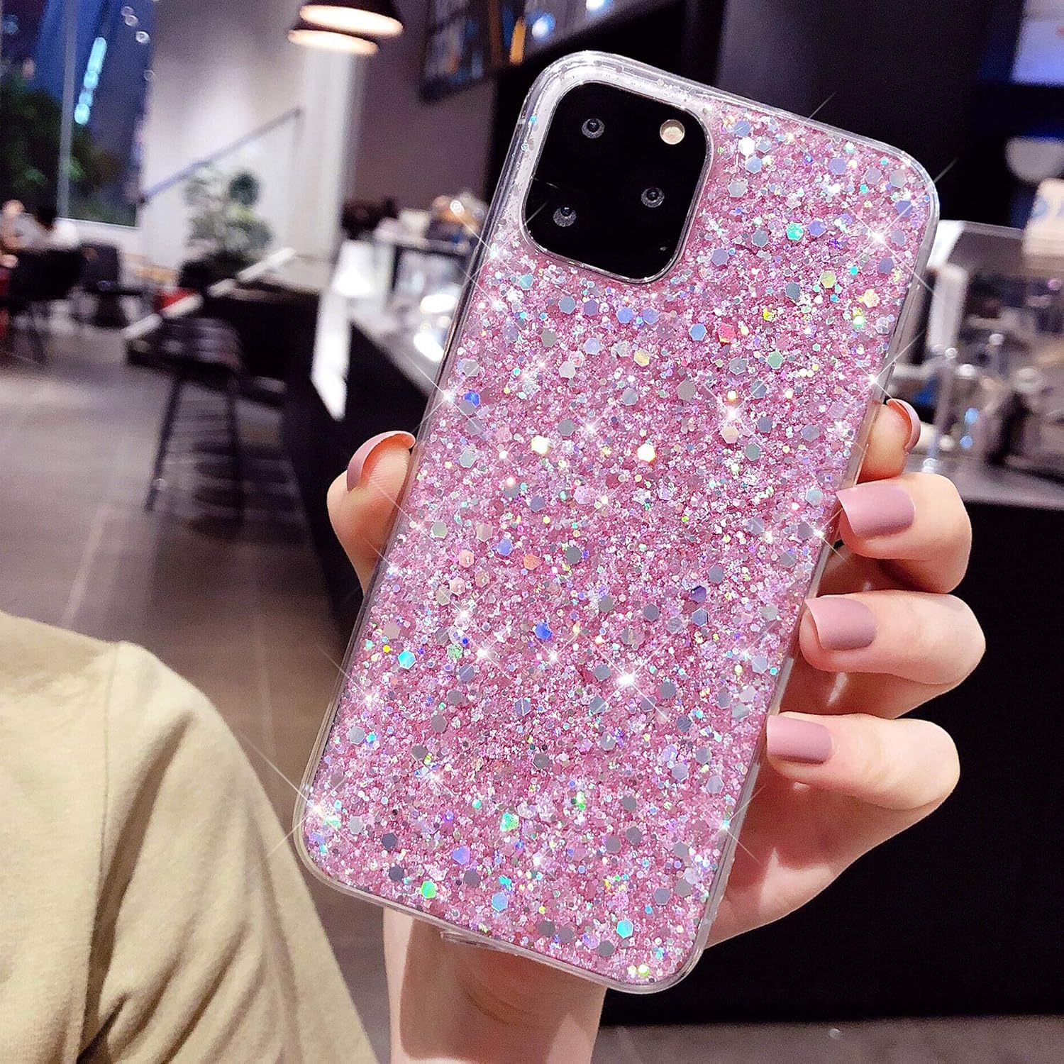 IP12 PRO MAX  SHIMMER GLITTER TOUGH CASE