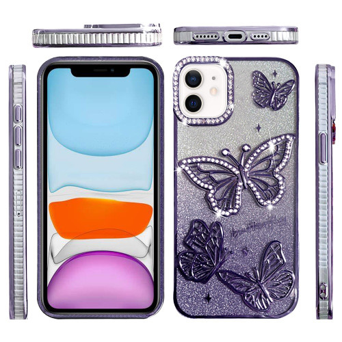 IP11 BUTTERFLY FREEDOM SHIMMER CASE