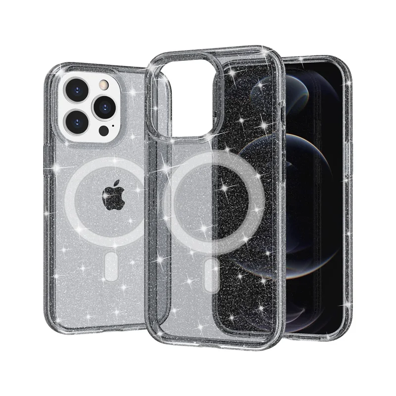 IP17 AIR GLITTER MAGNETIC CASE