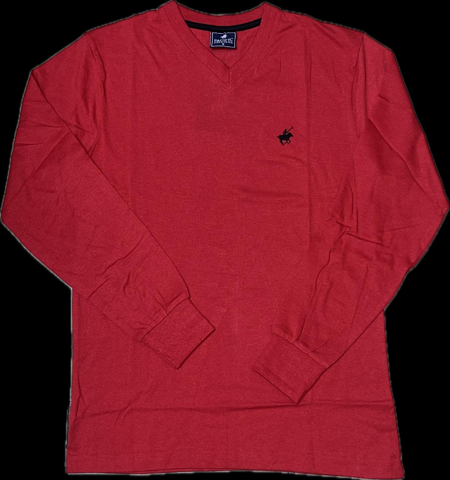 MEN VNECK NECK LS TSHRTS